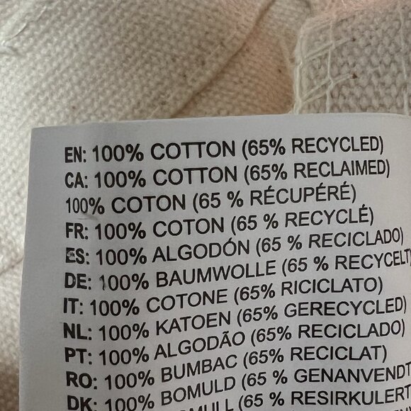 NEW NESPRESSO Tote Bag Mandarin Orange & Cream Striped with Logo 100% Cotton. - Picture 11 of 11